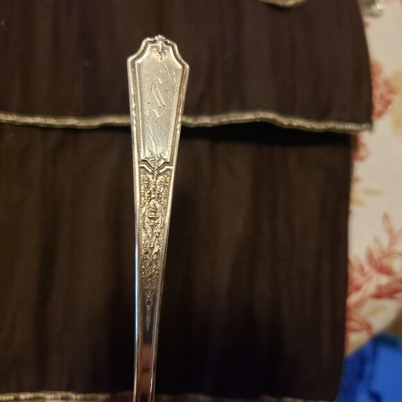 Set 6 Grapefruit/Fruit Spoon  1847 Rogers Ancestral 1924 Vintage Silverplate - Picture 11 of 15